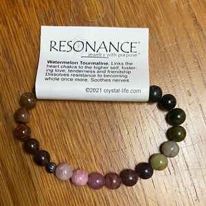 Watermelon Tourmaline Bracelet